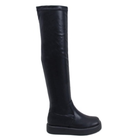 Bottes à semelle épaisse de Baird Black le noir