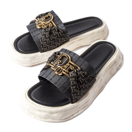 Glissières décoratives en caoutchouc noir de Bérard