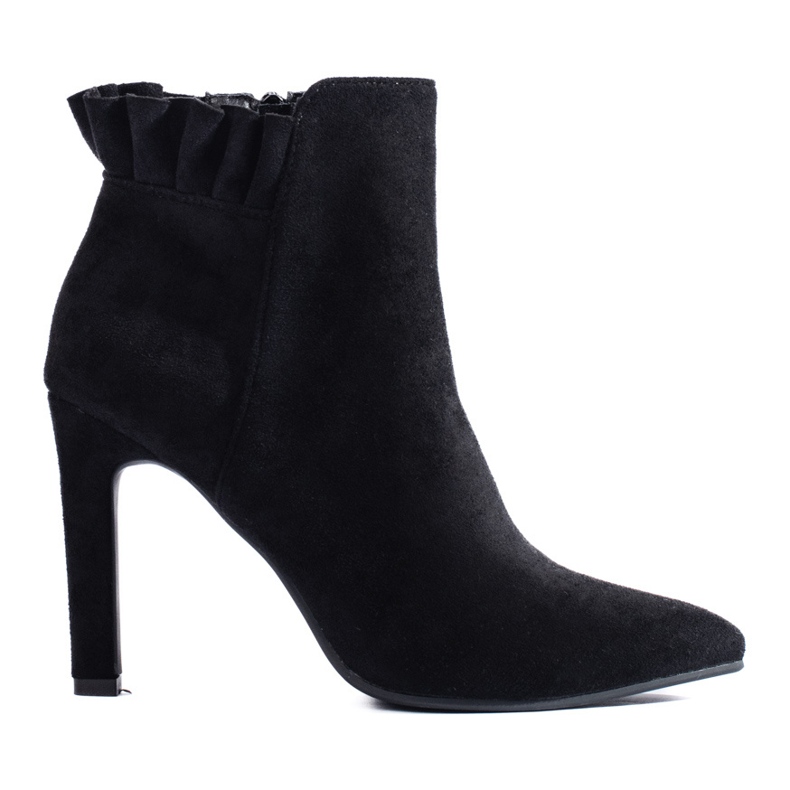 Bottines à talons femme Shelovet noires le noir Bottines à talons femme Shelovet noires le noir