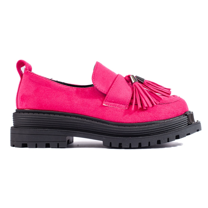 Mocassins en daim fuchsia pour femme Mocassins Shelovet rose