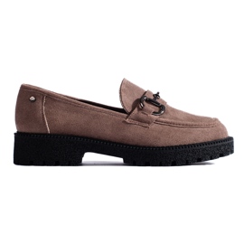 W. Potocki Mocassins en daim beige foncé pour femme de Lords Potocki brun W. Potocki Mocassins en daim beige foncé pour femme de Lords Potocki brun