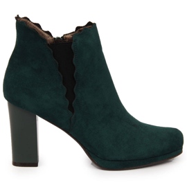 Bottines isolées femme, vert Jezzi FAF125-12