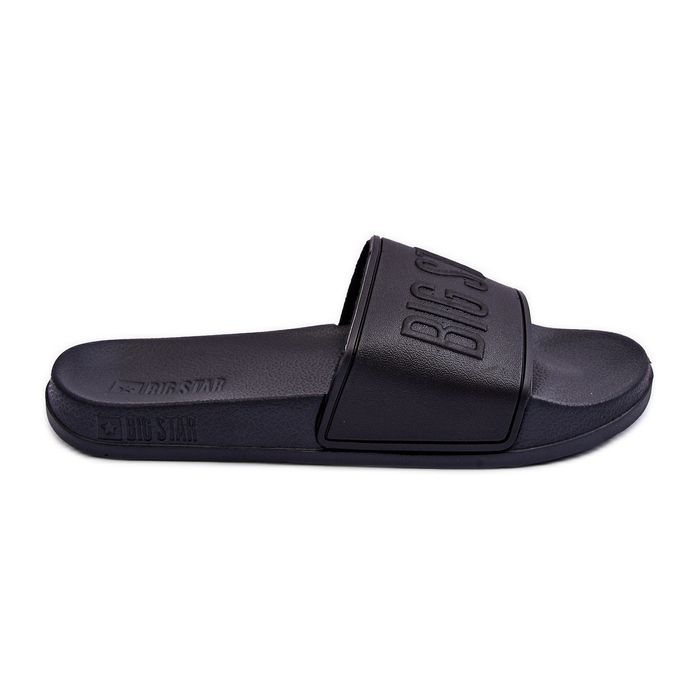 Tongs en mousse pour femmes Big Star MM274715 noir le noir