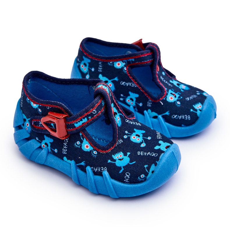 BEFADO S.A. Befado Chaussons Chaussures Garçon 110P476 Bleu BEFADO S.A. Befado Chaussons Chaussures Garçon 110P476 Bleu