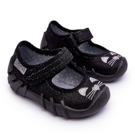 BEFADO S.A. Befado Chaussons Ballerines Chat Brillant 109P234 Noir