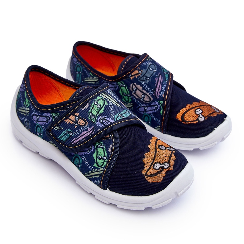 BEFADO S.A. Chaussons garçon Befado 974X503 Bleu marine