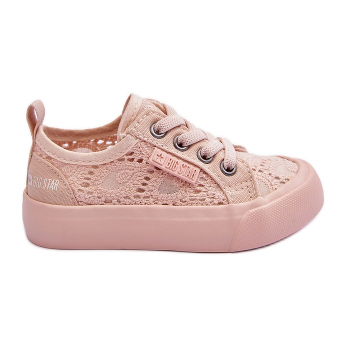 Baskets ajourées Big Star JJ374130 Nude rose Baskets ajourées Big Star JJ374130 Nude rose