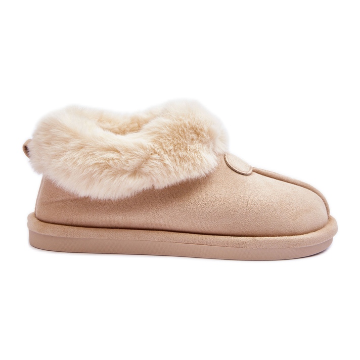 FB3 Chaussons Femme Avec Fourrure, Lanoze Beige Clair FB3 Chaussons Femme Avec Fourrure, Lanoze Beige Clair