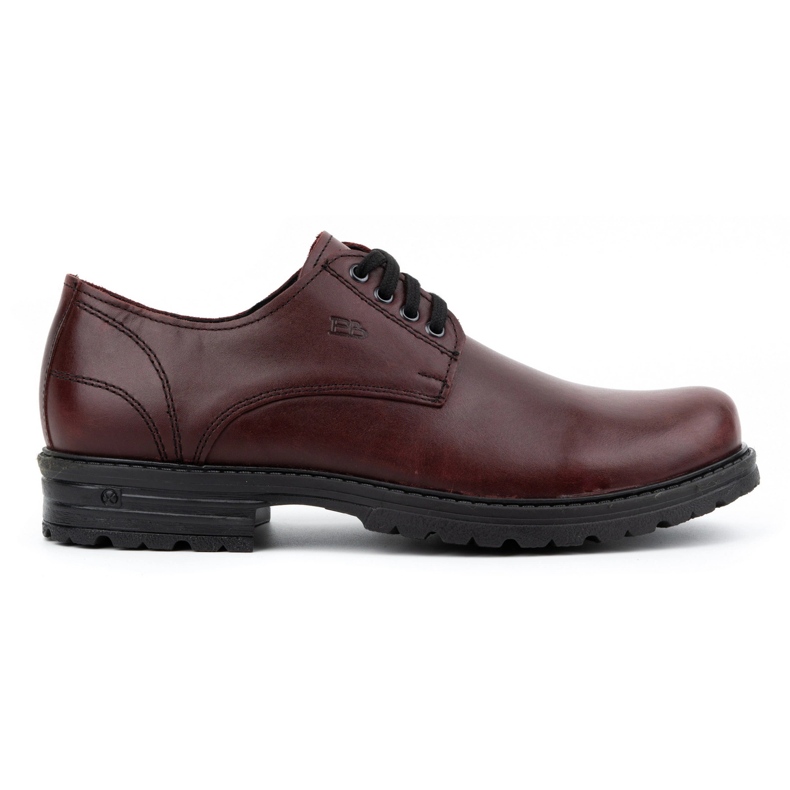 Polbut Chaussure trappeur en cuir homme 2120 bordeaux rouge Polbut Chaussure trappeur en cuir homme 2120 bordeaux rouge
