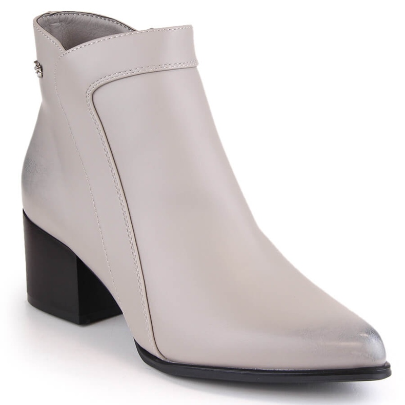 Bottines isolées à talons hauts pour femme, gris Sergio Leone BT633