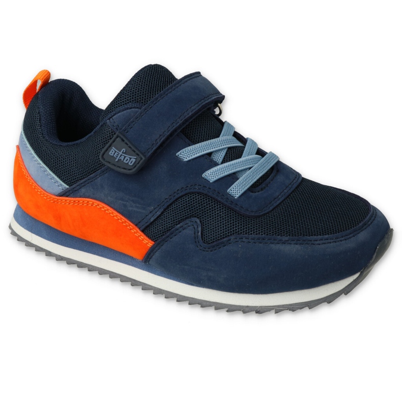 Chaussures enfants Befado avec velcro, bleu marine