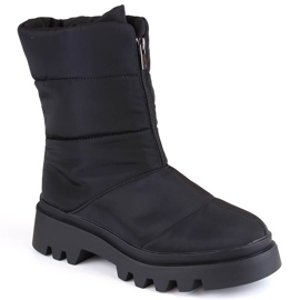 Bottes de neige isolées noires pour femmes Big Star MM274335 le noir