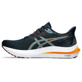 Chaussures de course Asics GT-2000 12 M 1011B691 401 Bleu français vert