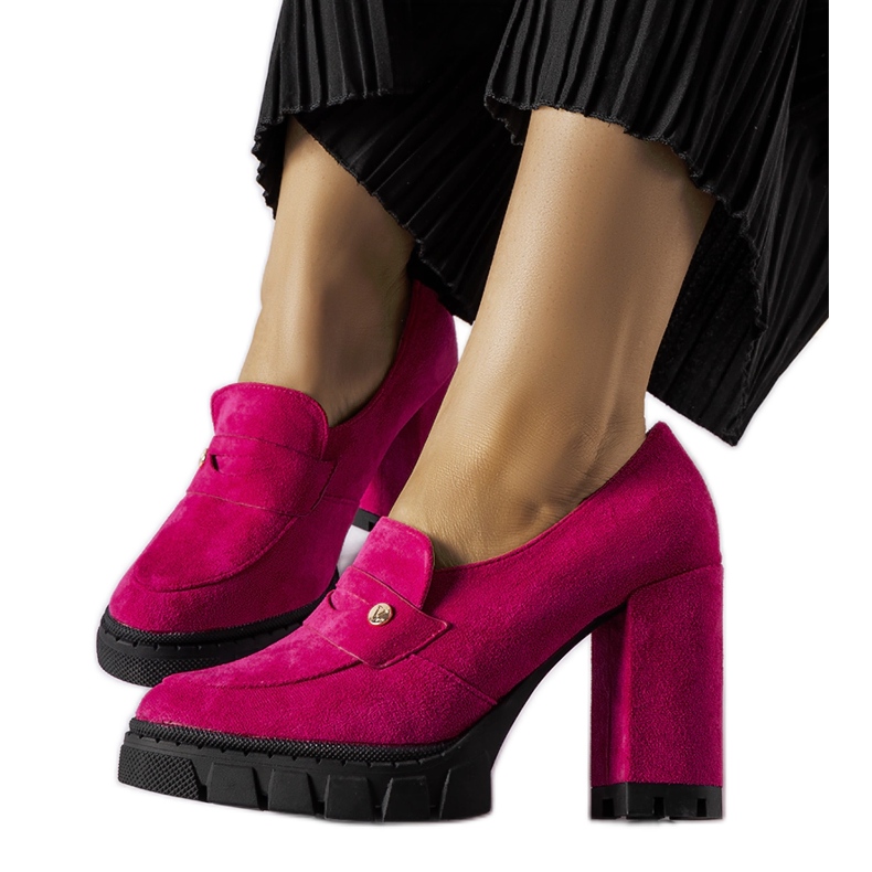 Escarpins roses à talons hauts de Vinceza