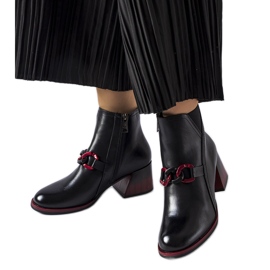 Bottines noires Castione 58126 Noir