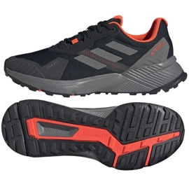 Chaussures de course Adidas Terrex Soulstride Rain.Rdy M IF5016 noir