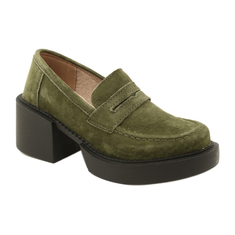 Mocassins à la mode en daim Filippo DP4685/23 KH vert