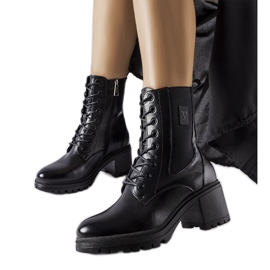 Bottines isolées noires de Vinceza