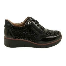 Filippo DP4912/23 BK baskets en cuir, noir