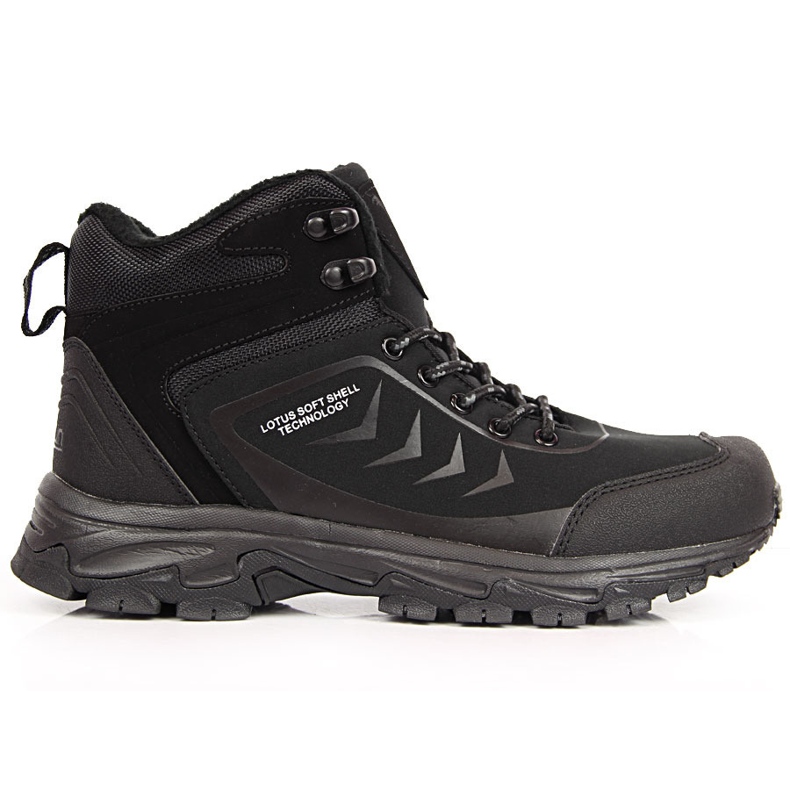 Chaussures de trekking noires pour hommes McBraun 1403 le noir