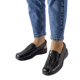 Sandales ajourées Glafi noires