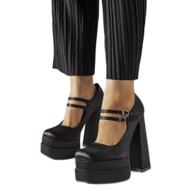 Escarpins à talons hauts Gabriel noirs