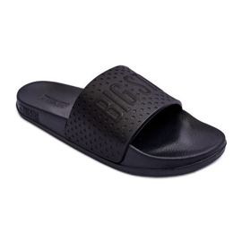 Tongs classiques pour femmes Big Star MM274712 noir le noir
