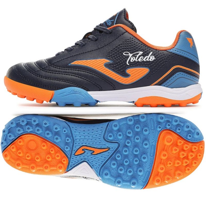 Chaussures de football Joma Toledo 2303 Tf Jr TOJW2303TF bleu