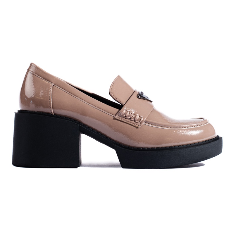 Chaussures femme Shelovet laquées beiges