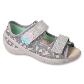 Befado chaussures pour enfants pu 065X183 gris Befado chaussures pour enfants pu 065X183 gris