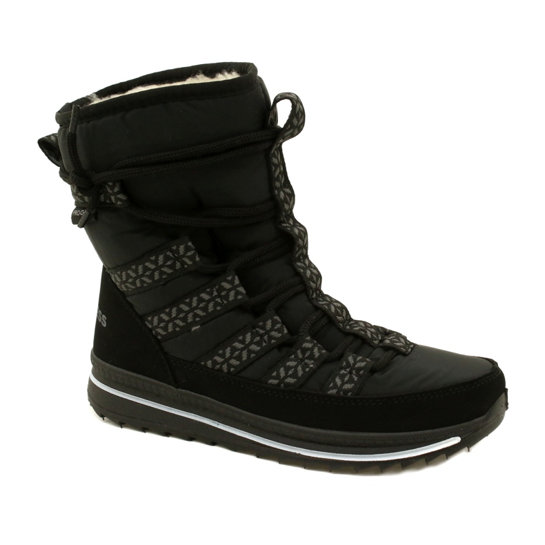 Les bottes de neige des femmes progressent PROGJ-20-02 Bottes noires le noir