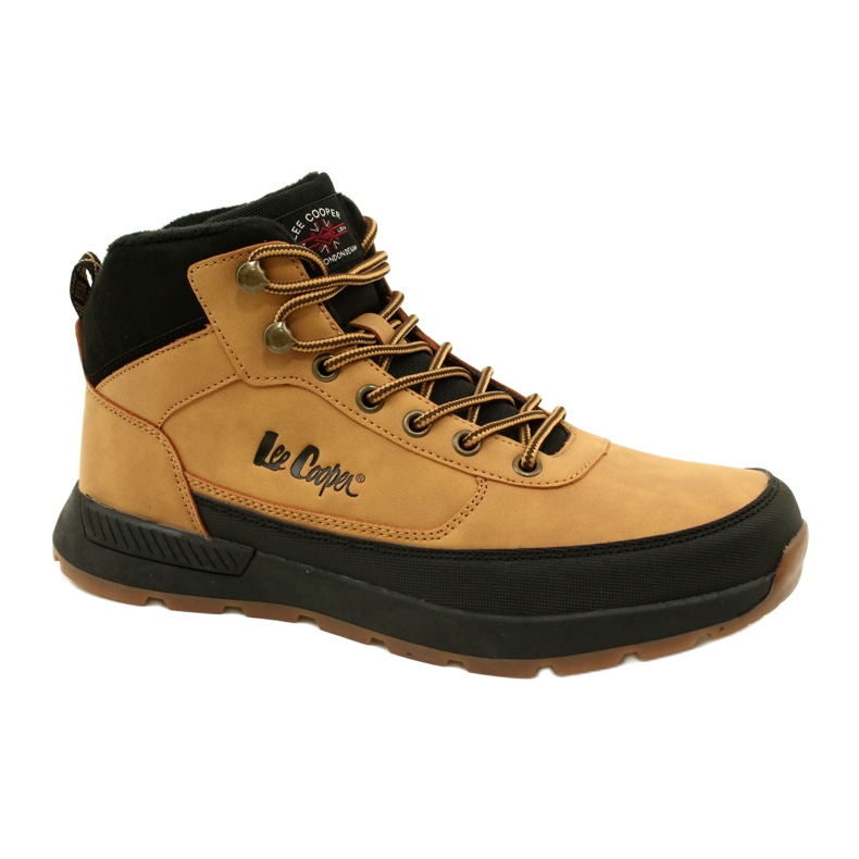 Chaussures de randonnée hiver homme Lee Cooper LCJ-23-31-3047M Camel jaune