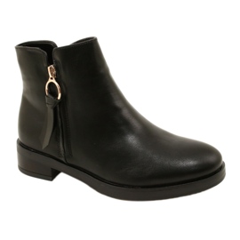 Bottes pour femmes avec écos-cuir sur Evento 21BT35-6416 Slider noir