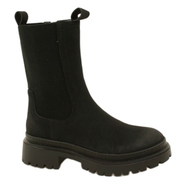 Evento Élevée à isolation des femmes à isolation élevée 23bt35-6440 bottes noires le noir