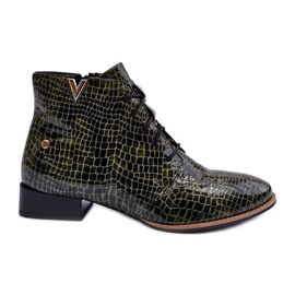 Bottes en cuir pour femmes Maciejka 5743C-09 Vert