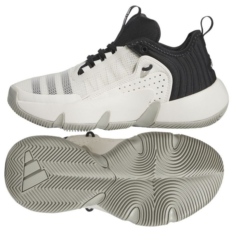 Chaussures de basket Adidas Trae Unlimited Jr IG0704 blanche Chaussures de basket Adidas Trae Unlimited Jr IG0704 blanche