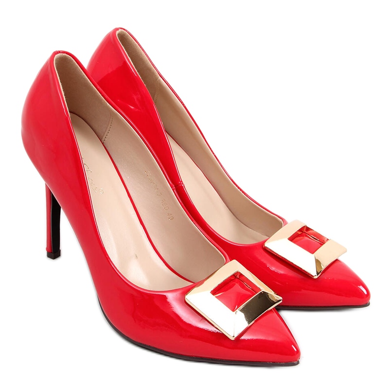 Épingles laquées Margaret Rouge