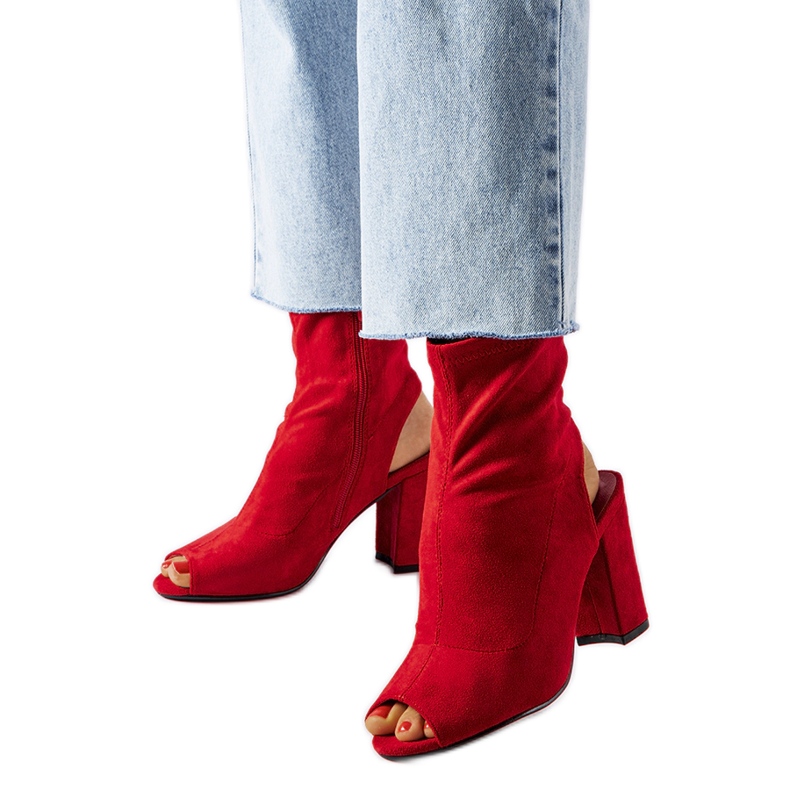 Bottines à talons rouges Guernon