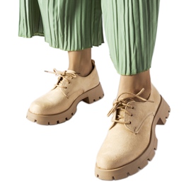 Chaussures beiges à semelle massive de Coleman