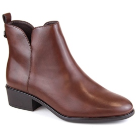Bottes isolées Sergio Leone W SK418B, marron brun