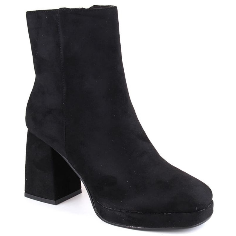 Bottines en daim Jezzi W JEZ411A, noir le noir