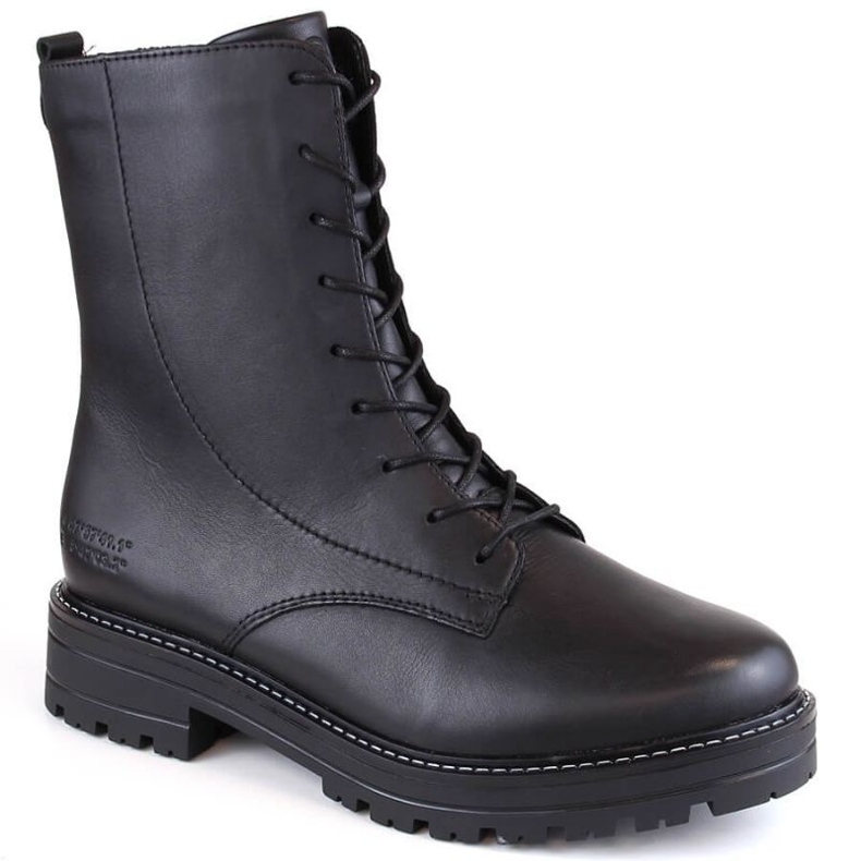 Rieker Bottes en cuir isolées confortables Remonte W RKR622 noir le noir