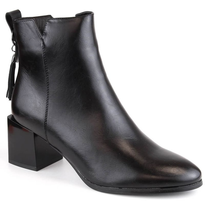 Bottines isolées à talons hauts Potocki W WOL183, noir le noir