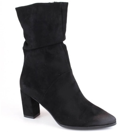 Vinceza W JAN252A bottes isolées froissées, noir le noir