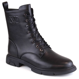 Filippo W PAW468 bottines isolées à lacets et à fermeture éclair, noir le noir