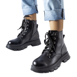 Bottines noires Myers le noir