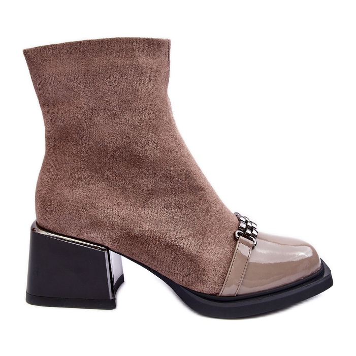 Bottines en Daim sur Bloc Massif S.Barski MR870-70 Beige Bottines en Daim sur Bloc Massif S.Barski MR870-70 Beige
