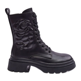 Bottines de travail isolées en cuir S.Barski MR870-25 Noir