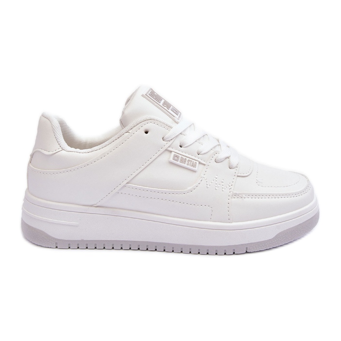 Chaussures de sport femme baskets Big Star MM274354 blanc blanche