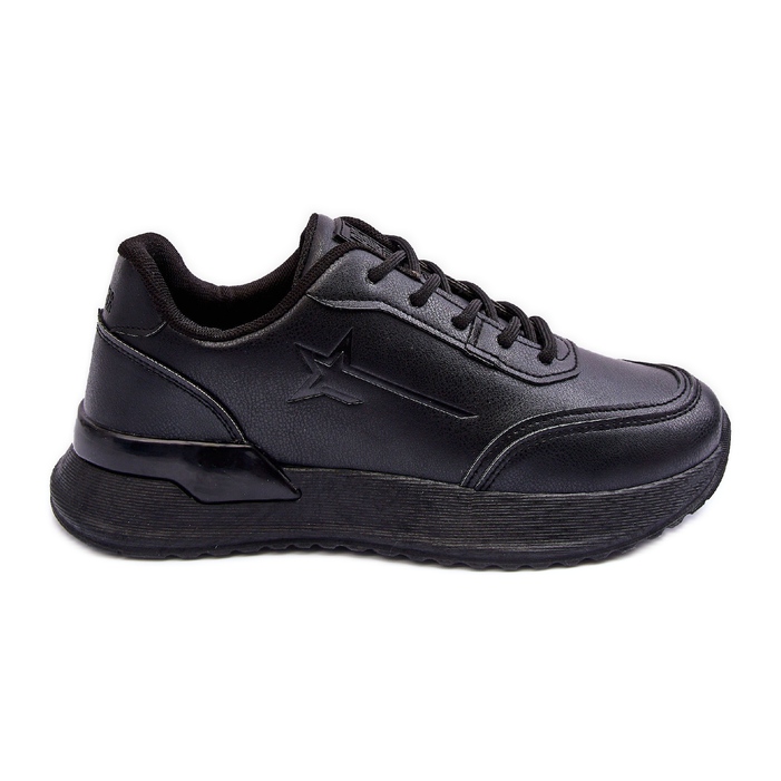 Chaussures de sport classiques pour femmes Big Star MM274223 noir le noir